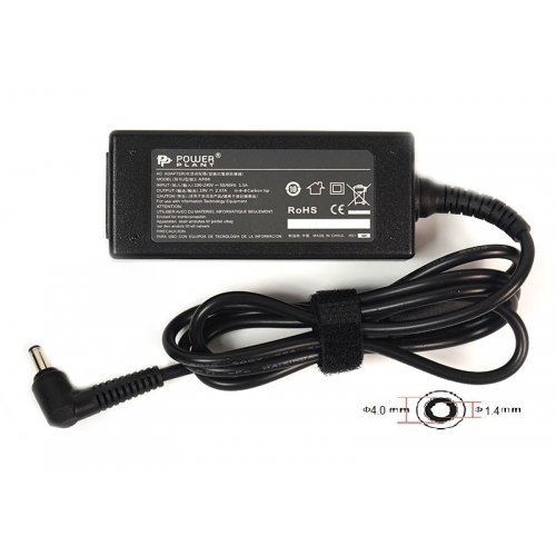 Блок питания для ноутбука PowerPlant Asus 19V 2.37A 45W 4.0x1.4mm (AS45F4014) Black купить в Украине | Telemart фото