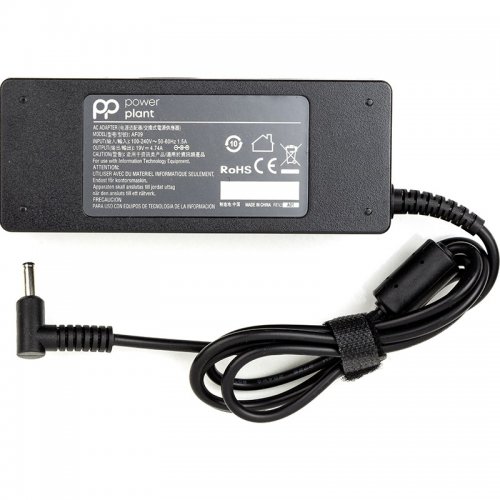 Блок питания для ноутбука PowerPlant Asus 19V 4.74A 90W 4.5x3.0mm (AS90F4530) Black купить в Украине | Telemart фото