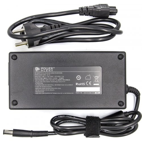 Блок питания для ноутбука PowerPlant Dell 19.5V 9.23A 180W 7.4x5.0mm (DL180G7450) Black купить в Украине | Telemart фото