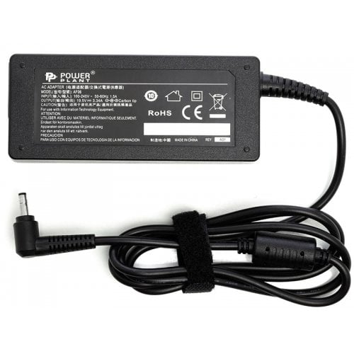 Блок питания для ноутбука PowerPlant Dell 19.5V 3.34A 65W 4.0x1.7mm (DL65G4017) Black купить в Украине | Telemart фото