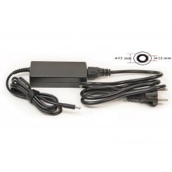 Блок питания для ноутбука PowerPlant Dell 19.5V 3.34A 65W 4.5x3.0mm (DL65G4530) Black