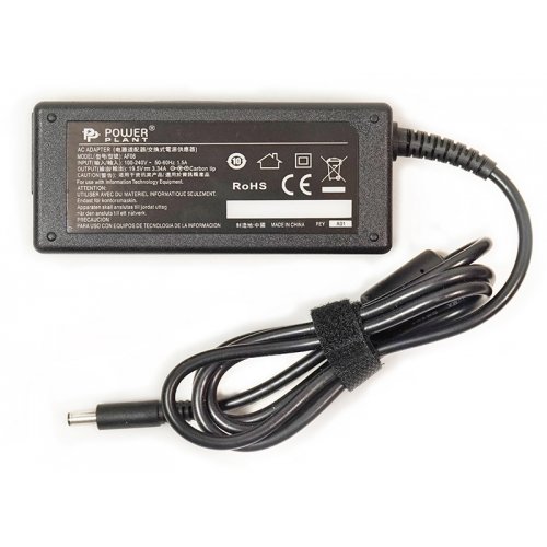 Блок питания для ноутбука PowerPlant Dell 19.5V 3.34A 65W 4.5x3.0mm (DL65G4530) Black купить в Украине | Telemart фото