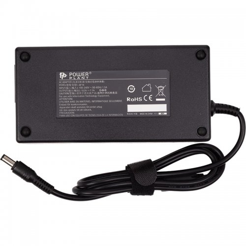 Блок питания для ноутбука PowerPlant Lenovo 19.5V 7.7A 150W 6.3x3.0mm (HP150G6330) Black купить в Украине | Telemart фото