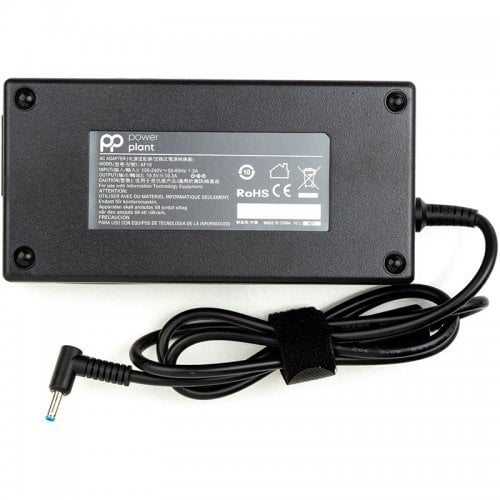 Блок питания для ноутбука PowerPlant HP 19.5V 10.3A 200W 4.5x3.0mm (HP200G4530) Black купить в Украине | Telemart фото