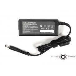 Блок питания для ноутбука PowerPlant HP 18.5V 3.5A 65W 7.4x5.0mm (HP65E7450) Black