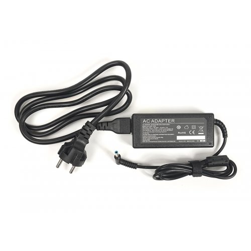 Блок питания для ноутбука PowerPlant HP 19.5V 3.33A 65W 4.5x3.0mm (HP65G4530) Black купить в Украине | Telemart фото