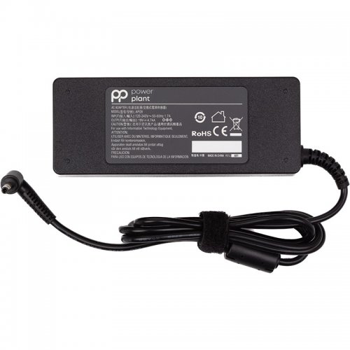 Блок питания для ноутбука PowerPlant HP 19V 4.74A 90W 4.0x1.7mm (HP90F4017) Black купить в Украине | Telemart фото