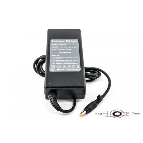 Блок питания для ноутбука PowerPlant HP 19V 4.74A 90W 4.8x1.7mm (HP90F4817) Black купить в Украине | Telemart фото