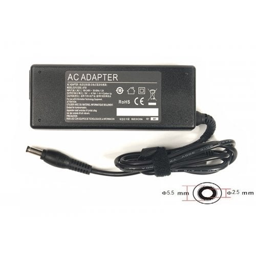 Блок питания для ноутбука PowerPlant HP 19V 4.74A 90W 5.5x2.5mm (HP90F5525) Black купить в Украине | Telemart фото