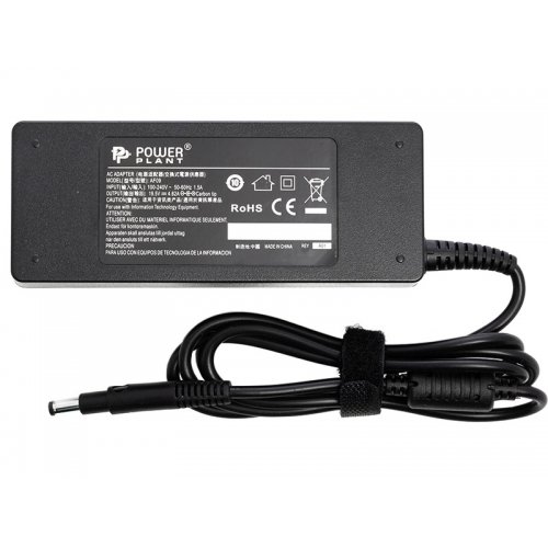 Блок питания для ноутбука PowerPlant HP 19.5V 4.62A 90W 4.8x1.7mm (HP90G4817) Black купить в Украине | Telemart фото