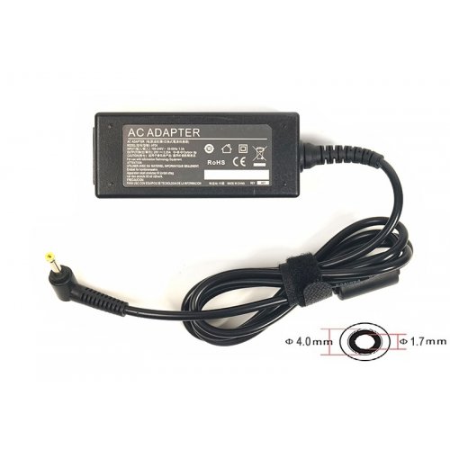 Блок питания для ноутбука PowerPlant Lenovo 20V 2.25A 45W 4.0x1.7mm (IB45H4017) Black купить в Украине | Telemart фото