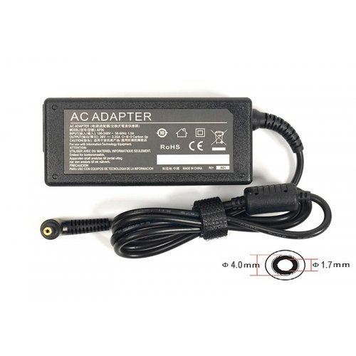 Блок живлення для ноутбука PowerPlant Lenovo 20V 3.25A 65W 4.0x1.7mm (IB65H4017) Black купити в Україні | Telemart фото