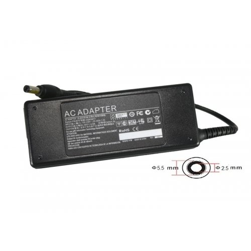 Блок живлення для ноутбука PowerPlant Lenovo 16V 4.5A 72W 5.5x2.5mm (IB72D5525) Black купити в Україні | Telemart фото