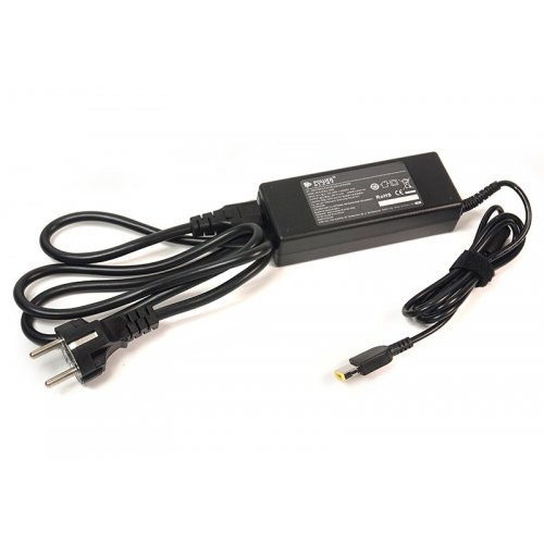 Блок живлення для ноутбука PowerPlant Lenovo 20V 4.5A 90W Slim Tip (IB90HSPE) Black купити в Україні | Telemart фото