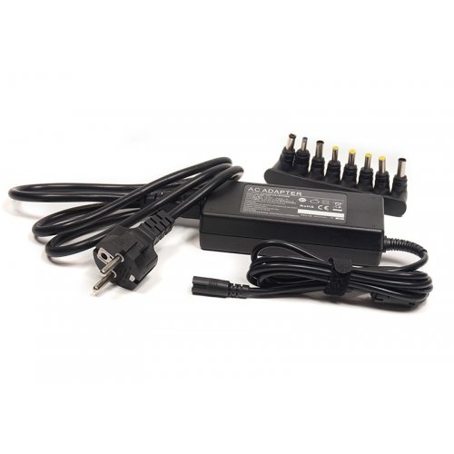 Універсальний блок живлення для ноутбука PowerPlant 15-24V 6A 90W (KD00MS0011) Black купити в Україні | Telemart фото