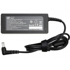 Блок питания для ноутбука PowerPlant LG 19V 3.42A 65W 6.5x4.4mm (LG65F6544) Black