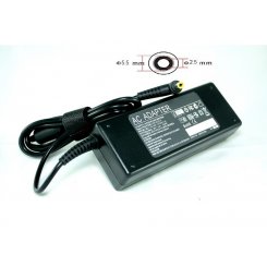 Блок питания для ноутбука PowerPlant Lenovo 20V 4.5A 90W 5.5x2.5mm (LS90H5525) Black
