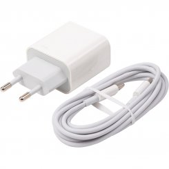 Універсальний блок живлення для ноутбука PowerPlant 5.25V 3A 15W USB Type-C (NA700042) White