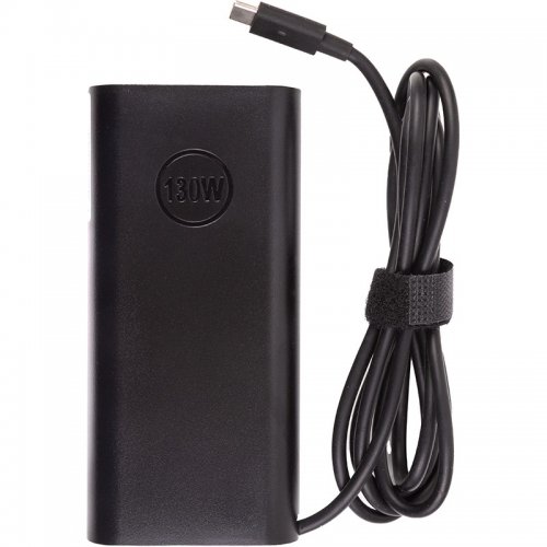 Универсальный блок питания для ноутбука PowerPlant 5-20V 6.5A 130W USB Type-C (NA700738) Black купить в Украине | Telemart фото