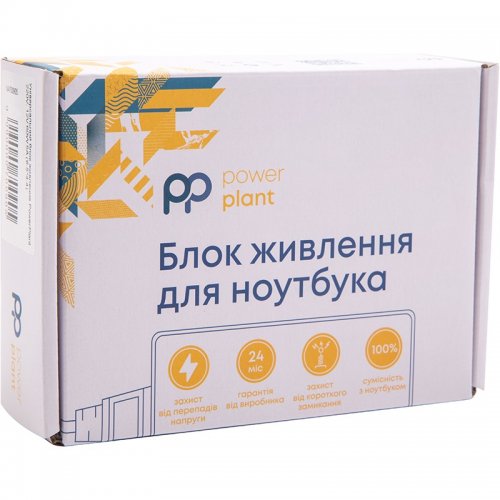 Универсальный блок питания PowerPlant 12V 5A 60W 6.5x4.4mm (NA700905) Black купить в Украине | Telemart фото