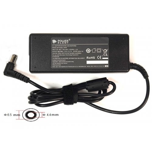Блок питания для ноутбука PowerPlant Sony 19.5V 4.74A 92W 6.5x4.4mm (SO92G6544) Black купить в Украине | Telemart фото