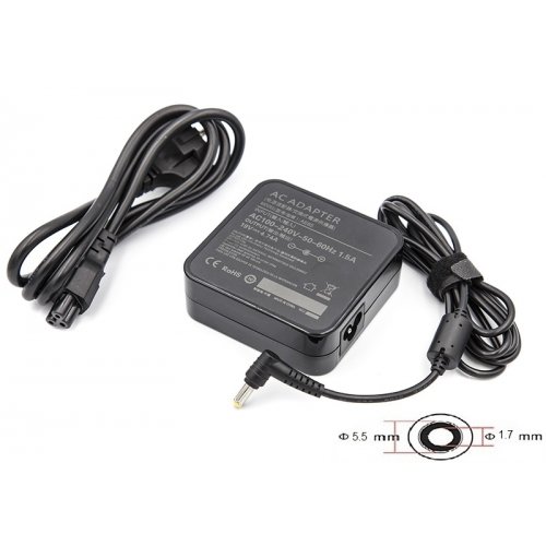 Блок питания для ноутбука PowerPlant Acer 19V 4.74A 90W 5.5x1.7mm Wall Mount (WM-AC90F5517) Black купить в Украине | Telemart фото