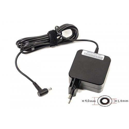 Блок питания для ноутбука PowerPlant Asus 19V 1.75A 33W 4.0x1.35mm Wall Mount (WM-AS33F4014) Black купить в Украине | Telemart фото
