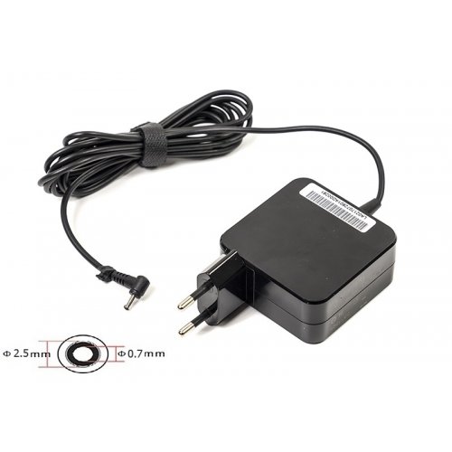 Блок живлення для ноутбука PowerPlant Asus 19V 2.1A 40W 2.5x0.7mm Wall Mount (WM-AS40F2507) Black купити в Україні | Telemart фото