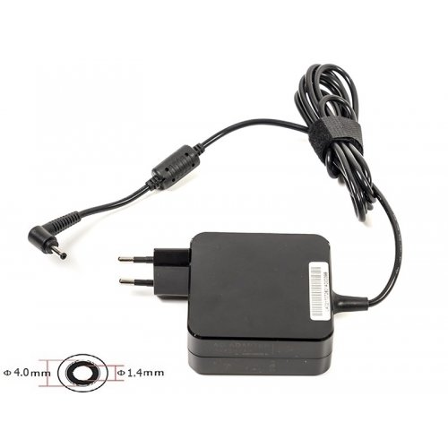 Блок питания для ноутбука PowerPlant Asus 19V 3.42A 65W 4.0x1.35mm Wall Mount (WM-AS65F4014) Black купить в Украине | Telemart фото