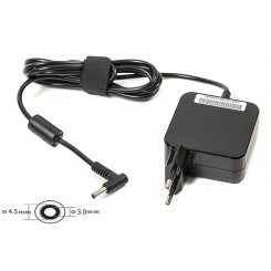 Блок питания для ноутбука PowerPlant HP 19.5V 2.31A 45W 4.5x3.0mm Wall Mount (WM-HP45G4530) Black