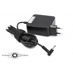 Блок живлення для ноутбука PowerPlant HP 19.5V 3.33A 65W 4.5x3.0mm Wall Mount (WM-HP65G4530) Black