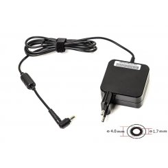 Блок живлення для ноутбука PowerPlant Lenovo 20V 2.25A 45W 4.0x1.7mm Wall Mount (WM-IB45H4017) Black