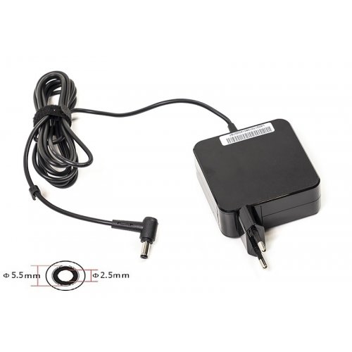 Блок живлення для ноутбука PowerPlant Lenovo 20V 3.25A 65W 5.5x2.5mm Wall Mount (WM-IB65H5525) Black купити в Україні | Telemart фото