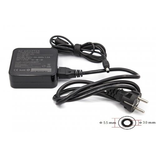 Блок живлення для ноутбука PowerPlant Samsung 19V 4.74A 90W 5.5x3.0mm Wall Mount (WM-SA90F5530) Black купити в Україні | Telemart фото