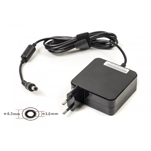 Блок живлення для ноутбука PowerPlant Toshiba 19V 3.16A 60W 6.3x3.0mm Wall Mount (WM-TO60F6330) Black купити в Україні | Telemart фото