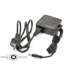 Універсальний блок живлення для ноутбука PowerPlant 12V 5A 60W 5.5x2.1mm Wall Mount (WMKD00MS0042) Black