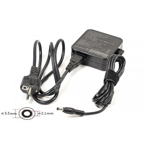 Універсальний блок живлення для ноутбука PowerPlant 12V 5A 60W 5.5x2.1mm Wall Mount (WMKD00MS0042) Black купити в Україні | Telemart фото
