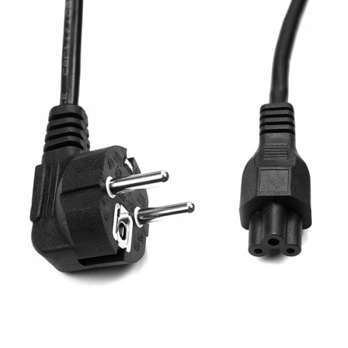 Кабель питания PowerPlant CEE 7/7 to C5 1m (CC360284) Black купить в Украине | Telemart фото