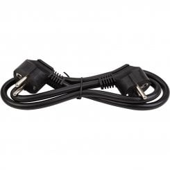 Сетевой кабель PowerPlant CEE 7/7 to CEE 7/7 1m 16A (EX610655) Black