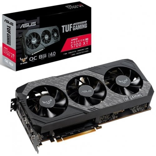 Видеокарта Asus TUF Radeon RX 5700 XT Gaming X3 OC 8192MB (TUF3-RX5700XT-O8G-GAMING) (Восстановлено продавцом, 924923) купить в Украине | Telemart фото
