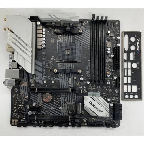 Материнська плата Biostar Racing B550M-SILVER Ver. 5.x (sAM4, AMD B550) (Відновлено продавцем, 924941) купити в Україні | Telemart фото