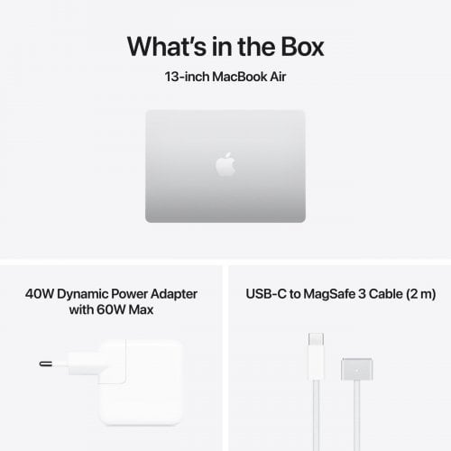 Ноутбук Apple MacBook Air 13.6" M5 16/512GB 2026 (Z1L0000NG) Silver купити в Україні | Telemart фото