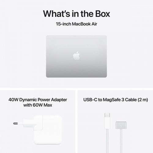 Ноутбук Apple MacBook Air 15.3" M5 16/512GB 2026 (Z1LQ001WP) Silver купить в Украине | Telemart фото