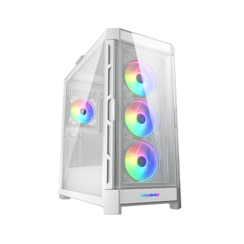 Уценка корпус Cougar Duoface Pro RGB Tempered Glass без БП White (Вскрытая упаковка, 925076) купить в Украине | Telemart фото