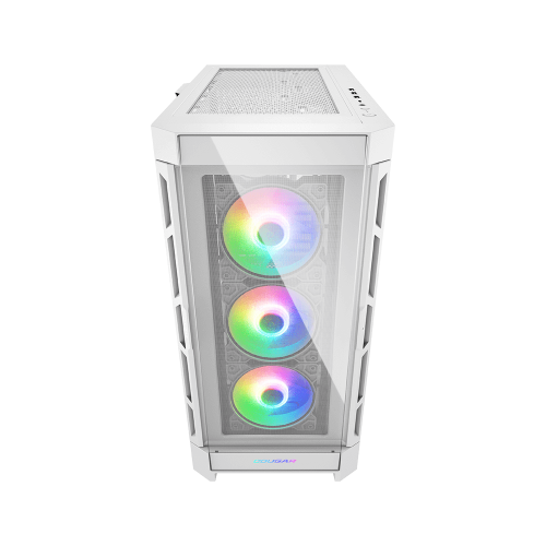 Уценка корпус Cougar Duoface Pro RGB Tempered Glass без БП White (Вскрытая упаковка, 925076) купить в Украине | Telemart фото
