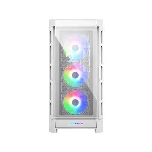 Уценка корпус Cougar Duoface Pro RGB Tempered Glass без БП White (Вскрытая упаковка, 925076) купить в Украине | Telemart фото