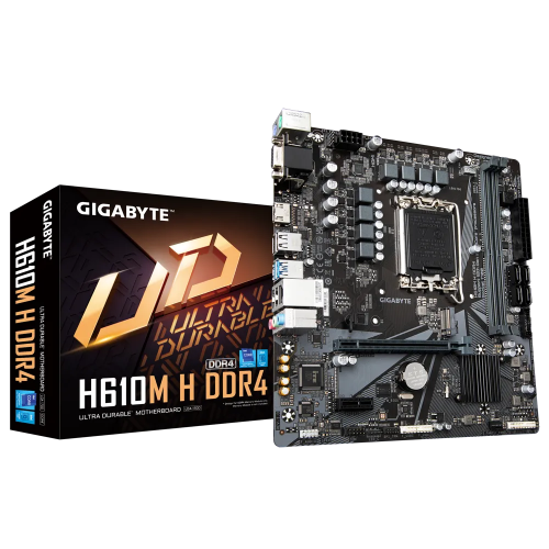 Материнская плата Gigabyte H610M H DDR4 (s1700, Intel H610) (Восстановлено продавцом, 925090) купить в Украине | Telemart фото