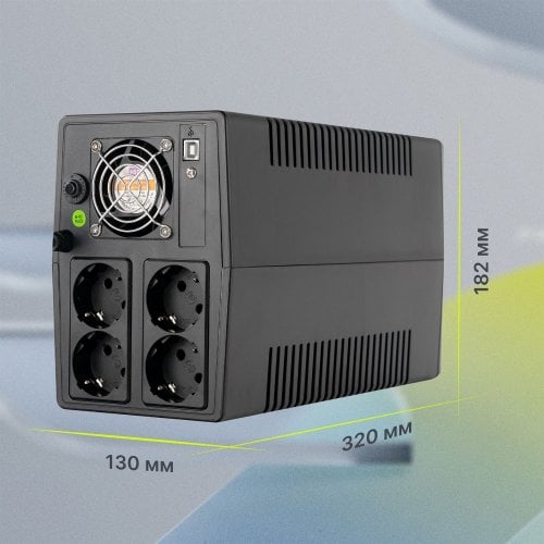 Уцінка дбж ProLogix 1500 (PLPU1500VA4LED) (Пошкоджено пакування, 925103) купити в Україні | Telemart фото