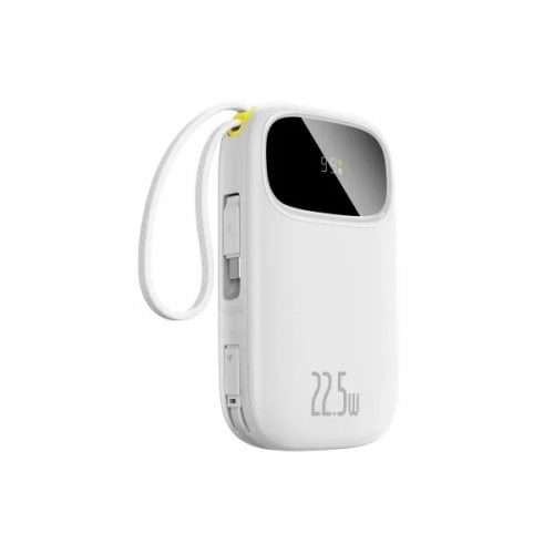 Powerbank Baseus EnerFill FC31 Qpow 3 Dual-Cable 20000mAh 22.5W (P10082107213-00) White купить в Украине | Telemart фото