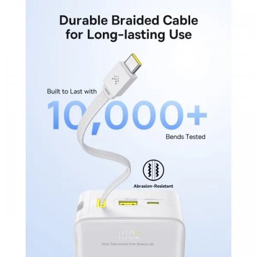 Powerbank Baseus EnerFill FC51 Bipow 2 Pro 30000mAh 22.5W (E0028101) White купити в Україні | Telemart фото